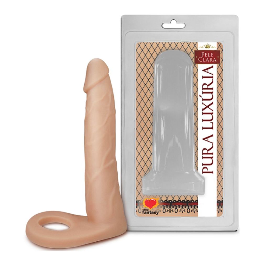 O Grego Sex Shop 1 Anel Companheiro Ajustável Sexy Fantasy 15 x 3,2 cm - Natural