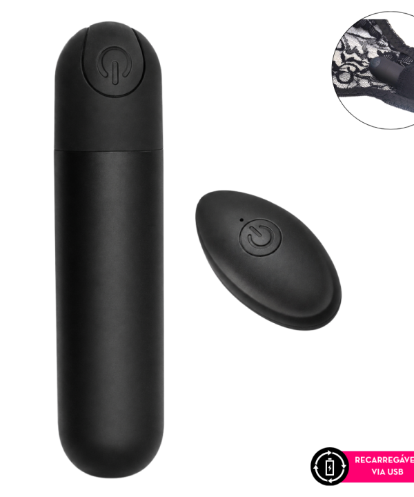 Cápsula vibratória com controle 10 modos de vibração  aX8