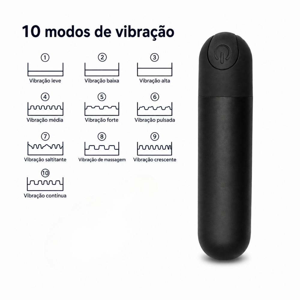 O Grego Sex Shop 3 Cápsula vibratória com controle 10 modos de vibração aX8 - Imagem 3
