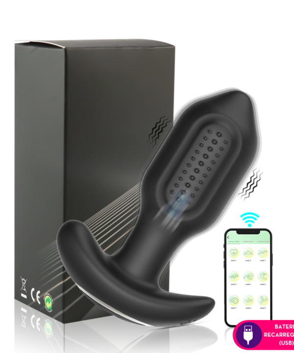Plug anal 360° por aplicativo 8LK